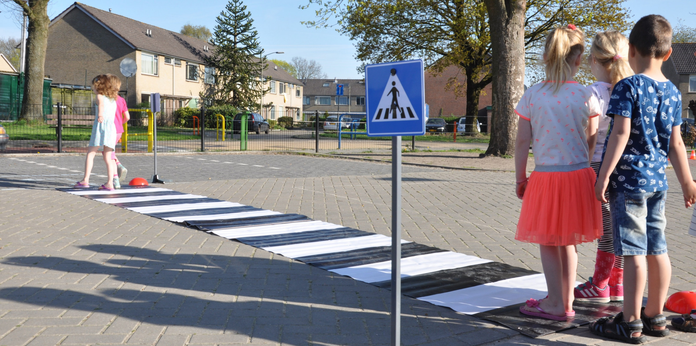 verkeerskunsten oversteken zebrapad